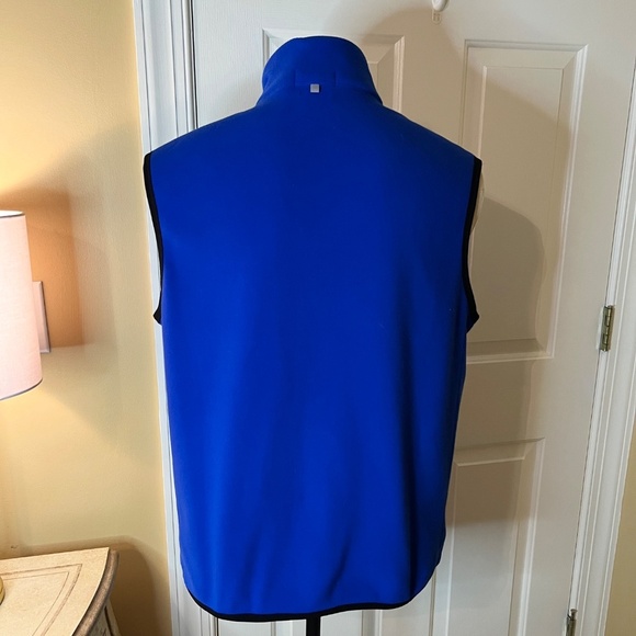 NWT Men's Polo Ralph Lauren Performance Fleece Zip Front Vest Royal Blue LARGE - Picture 3 of 4